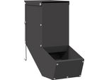 Vidaxl Alimentatore Per Conigli Nero 12,5 X 26 X 28,5 Cm