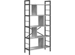 Vidaxl Libreria Grigio Sonoma 75 X 30 X 156 Cm Materiale A Base Di Legno