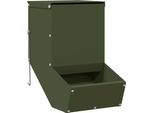Vidaxl Mangiatoia Per Conigli Verde Oliva 17,5 X 26 X 28,5 Cm