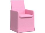 Vidaxl Sedie Da Pranzo 2 Pezzi Rosa 57 X 67 X 95 Cm Tessuto