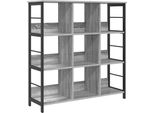 Vidaxl Libreria Grigio Sonoma 102 X 32 X 104,5 Cm Materiale A Base Di Legno