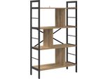 Vidaxl Libreria Artisan In Rovere 75 X 30 X 123,5 Cm Materiale A Base Di Legno