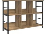 Vidaxl Libreria Artisan In Rovere 102 X 32 X 72,5 Cm Materiale A Base Di Legno