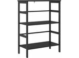 Vidaxl Libreria Look Rovere Nero 60 X 29,5 X 81 Cm
