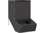 Mangiatoia Per Conigli Vidaxl Nero 17,5 X 26 X 28,5 Cm