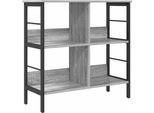 Vidaxl Libreria Grigio Sonoma 82 X 32 X 79 Cm Materiale A Base Di Legno