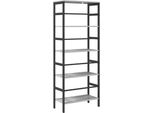 Vidaxl Libreria Grigio Sonoma 60 X 29,5 X 149 Cm Materiale A Base Di Legno