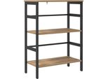 Vidaxl Libreria Artisan In Rovere 60 X 29,5 X 81 Cm Materiale A Base Di Legno
