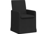 Vidaxl Sedie Da Pranzo 2 Pezzi Nero 57 X 67 X 95 Cm Tessuto