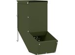 Vidaxl Mangiatoia Per Conigli Verde Oliva 12,5 X 26 X 28,5 Cm