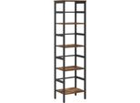 Vidaxl Libreria In Rovere Affumicato 40 X 29,5 X 149 Cm Materiale A Base Di Legno