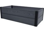 Fioriera Da Giardino, Lunghezza 106 Cm, Larghezza 50 Cm, Altezza 32 Cm, Plastica Resistente, Resistente Ai Raggi Uv