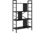 Vidaxl Libreria Look Rovere Nero 75 X 30 X 123,5 Cm