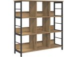 Vidaxl Libreria Artisan In Rovere 102 X 32 X 104,5 Cm Materiale A Base Di Legno