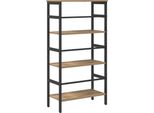 Vidaxl Libreria Artisan In Rovere 60 X 29,5 X 115 Cm Materiale A Base Di Legno