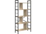 Vidaxl Libreria Rovere Sonoma 75 X 30 X 156 Cm Materiale A Base Di Legno