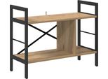 Vidaxl Libreria Artisan In Rovere 75 X 30 X 58,5 Cm Materiale A Base Di Legno