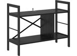 Vidaxl Libreria Look Rovere Nero 75 X 30 X 58,5 Cm