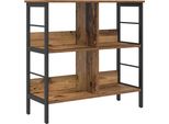 Vidaxl Libreria In Legno Vecchio 82 X 32 X 79 Cm Materiale A Base Di Legno