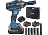 Avvitatore A Impulsi, 1000 Nm Di Coppia Max. Coppia, Velocità 2400 Giri/Min, Batteria 2 X 4,0 Ah, Peso 6300 G,