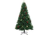 Albero Di Natale Artificiale, Facile Da Montare, Aspetto Realistico, Verde, 213 Cm