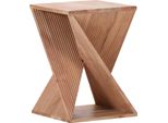 Beistelltisch Gutmann Factory, Beige (Natur), B:35Cm H:50Cm T:35Cm, Tische, Beistelltisch