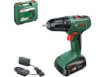Akku-Bohrschrauber Easydrill 18V-38 GrüN/Schwarz, Li-Ionen Akku 2,5Ah, Koffer, Power For All Alliance