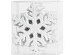 Decorazione Magichome Natale, 12 Pz, Fiocco Di Neve, Bianco, Per Albero Di Natale, 10 Cm