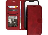 Avizar, Custodia Per Iphone 16E Motivo Gatto Felice Portafoglio E Supporto, Rosso