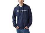 Felpa Con Cappuccio Champion Uomo Full Zip M Blu