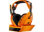Logitech G Astro A50 X Lightspeed Mclaren Edition, Senza Fili, Gioco, 60 - 20000 Hz, 363 G, Cuffie, Nero, Arancione