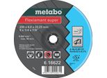 Metabo Flexiamant Super 100X6,0X16,0 Inox, Disco Abrasivo A Gomito 25 Pz