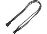 Nanoxia Prolunga Molex A 3 Pin - 30 Cm - Carbonio