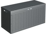 Contenitore Da Giardino Con Coperchio In Plastica 120X45X60 Cm