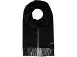 Fraas Sciarpa Pure Polyacrylic Scarf Black Nero