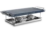 Ibili Griglia Rettangolare In Pietra 37X18 Cm Argento Argento Taglia Unica