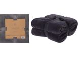 Homestyling KO-HZ1011860 Deka Fleece 180 X 230 Cm Essentials Antracit