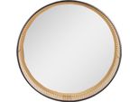 Specchio Clayre & Eef Ø 60 Cm In Metallo Marrone