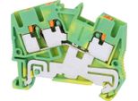 50 Pezzi Morsettiera Per Fili Di Protezione 0,14-4Qmm, Verde-Giallo - Morsettiera Di Terra 1-P 5,2 Mm Pts 2,5-TWI...