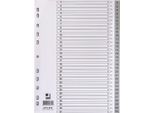 Q-Connect® KF01895 Indice Dei Numeri - 1 - 31, Pp, A4, 31 Fogli + Foglio Indice, Grigio