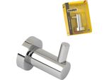 Maurer Appendino Da Bagno Personalizzato In Acciaio Inox, 4 X 5 X 4 Cm.