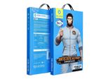 Vetro 5D Mr Monkey - Adatto A Samsung Galaxy S24 Plus Nero (Strong Lite)