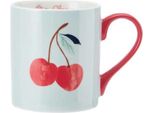 Tazza Mikasa Fine China Da 280 Ml Con Bordo Dritto, Ciliegia, Confezione Regalo