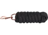 Harry's Horse Rosegold Corda Morbida Da 1,8 M Con Moschettone Nero Nero Taglia Unica