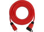 Brennenstuhl Cavo Di Prolunga Professionale Vq 2200 IP44, 25 M Rosso H07BQ-F 3G2,5