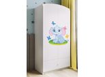 Armadio Per Bambini Babydreams Armadio Ad Ante Battenti Armadio Elephant Bianco