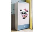 Armadio Per Bambini Babydreams Armadio Ad Ante Battenti Armadio Panda Blu