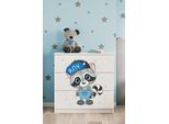 Cassettiera Per Bambini Procione Nel Colore Bianco Babydreams