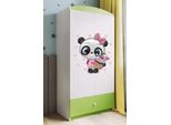 Armadio Per Bambini Babydreams Armadio Ad Ante Battenti Armadio Panda Verde