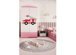 Armadio Per Bambini Armadio Ad Ante Battenti Babydreams Armadio Estintore Rosa Chiaro